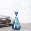 Mumusuki Hourglass Clock Blue Sand Timer, Innovative Cone Shape Unique