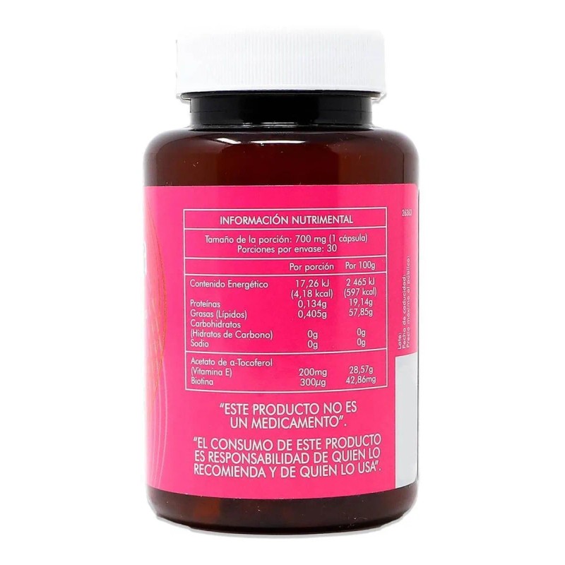 Biotina Con Vitamina E Y Germen De Trigo C/30 Caps