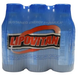 Taisho Lipovitan Sustained Energy Formula 6 Bottles/ Vitamin/Energy Drink 6 Bottle PK