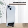 Wansurs [2 Pack] Mini Phone Kickstand Black Baking Paint Cell