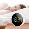 Ankilo NEWEST Digital Alarm Clock, LED Electronic Clock, Small Desk