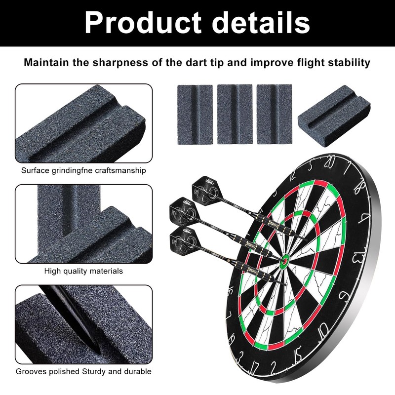 4 Pack Dart Sharpener Tool for Soft Tip & Steel