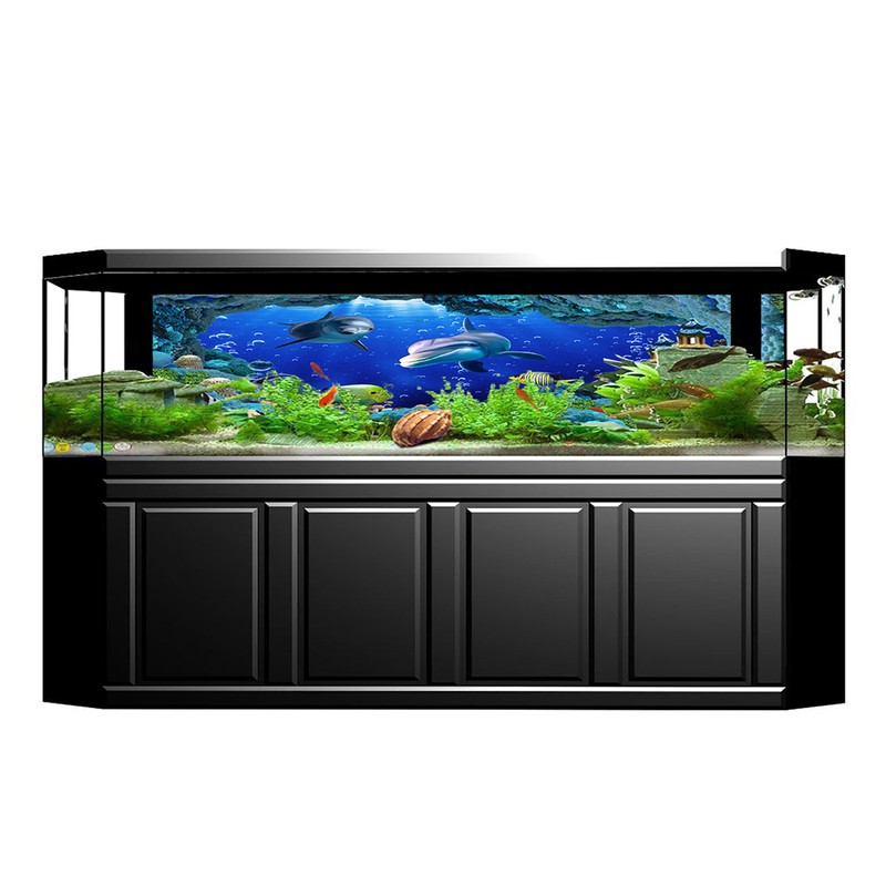 Background Poster Decorative Sea World Paintings PVC Sticker Landscape for