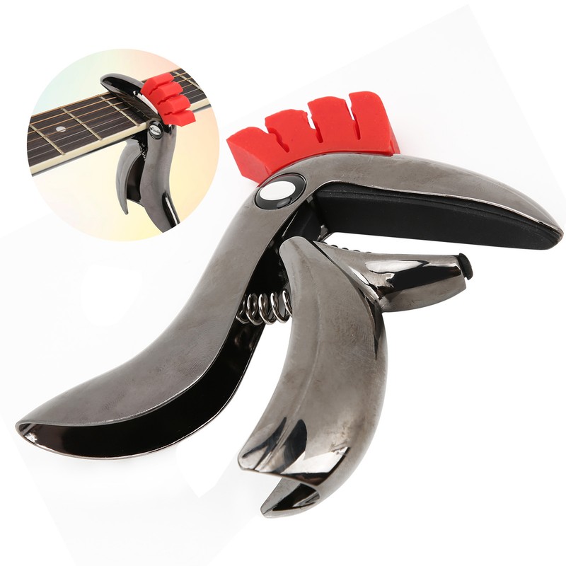 Bird Shape Guitar Capo Zinc Alloy Easily Switch Folk Pop