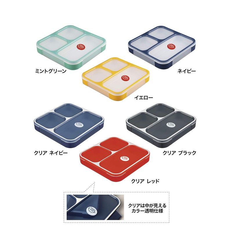 CB Japan, Food Man, Thin Lunch Box, 27 Ounce (800