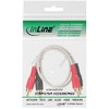 InLine 89933U Cable 0.5 m Black Red and White