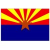 Arizona (USA State) Flag 5ft x 3ft by Klicnow