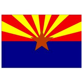 Arizona (USA State) Flag 5ft x 3ft by Klicnow