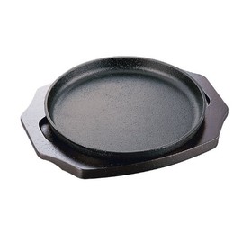 Ishigaki Sangyo PIS1901 Steak Plate, 6.7 inches (17 cm), Round 04-17, Iron Casting, China