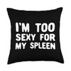 Spleen Removal Surgery Gift Throw Pillow