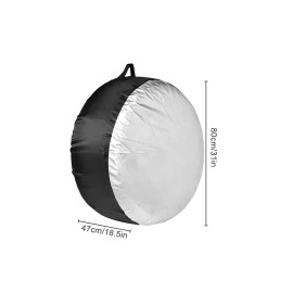 Octoder 4pcs 31" Tire Covers Waterproof UV-Resistant for SUV RV Truck Trailer Camper