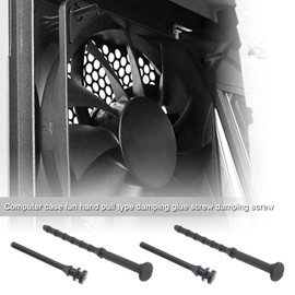 Anti Vibration Rubber Buffer Mounts for PC Case Fan or CPU Fan 45 mm 65 mm Pack of 100