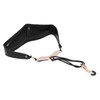 Saxophone Neck Strap,PU Leather Sax Shoulder Harness Braces,Soprano Tenor Alto