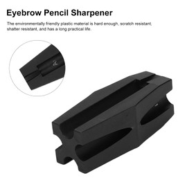 YOIM Pencil Sharpener, 4 In 1 ABS Duckbill-Shape Scientific Design Eyebrow Pencil Shaper Scratch Resistant Safety Easy to Use Eye Pencil Sharpener for Wooden Eyebrow Pencils, Eyebrow Pencils(black)