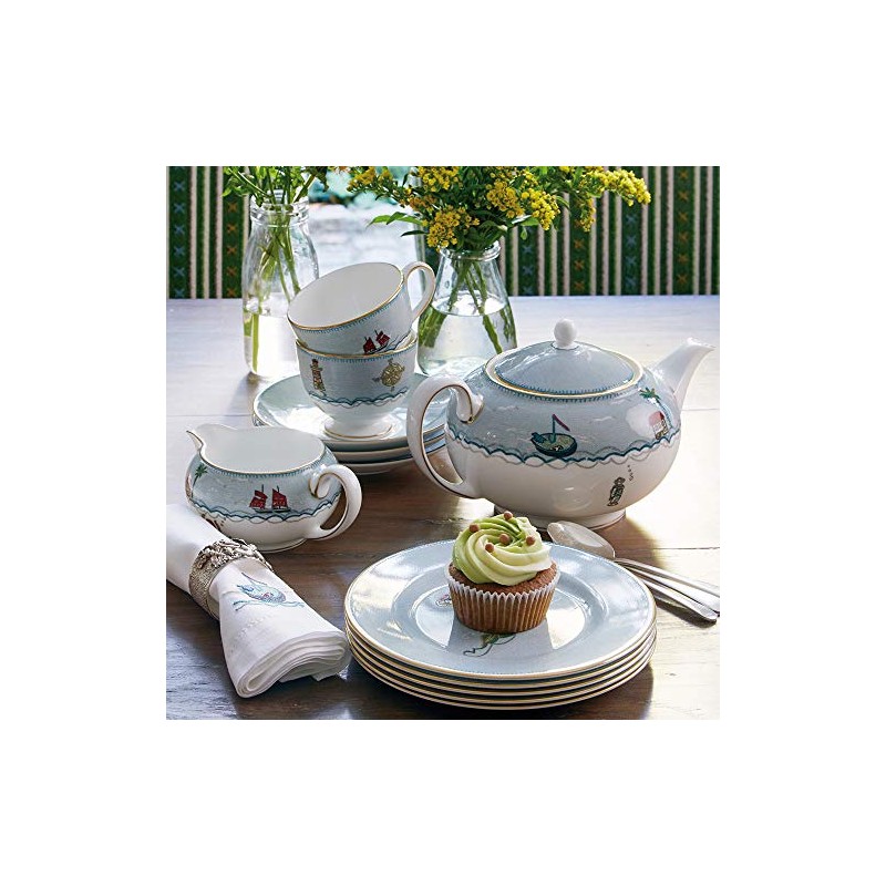 【正規輸入品】Wedgwood Cup & Saucer (Leigh) 200ml Sailor's Farewell by Kit