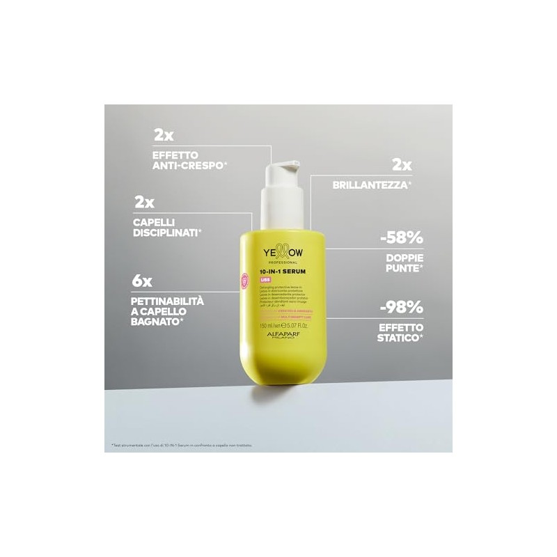 YELLOW PROFESSIONAL LISS 10-IN-1 SERUM 150 ml Leave-in desenredante protector