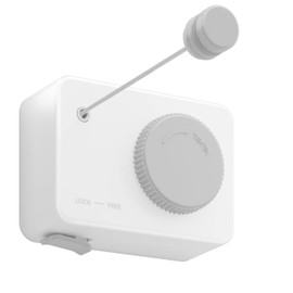 Dancrul Retractable Clothesline, Heavy Duty Clotheslines for Indoor and Outdoor,Wall Mounted Easy Hanging Clothes Drying Laundry Line,White