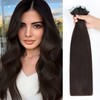 JESSBO Tape-In Real Hair Extensions, Dark Brown, 35 cm, Pack