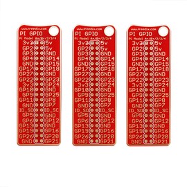 Treedix 3pcs GPIO Reference Board Pinout Plus Compatible with Raspberry Pi A+, B+, 2, 3, 4