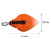 Ieron 2 Sets Chalk Line Reel Set 30m Heavy Duty