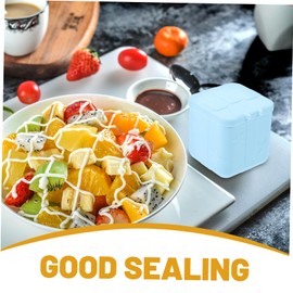 FUNOMOCYA Condiment Cup Lid Reusable Sauce Containers for Ketchup Salad Dressing and Sauces Leakproof for Lunch Boxes and Picnics