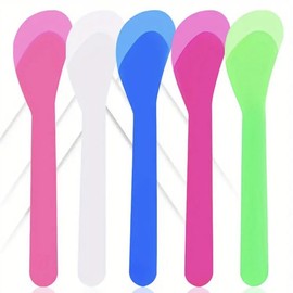 Cosmetic Mixing Spatulas, 5 Pack, Multi-Colour Beauty Applicator Sticks