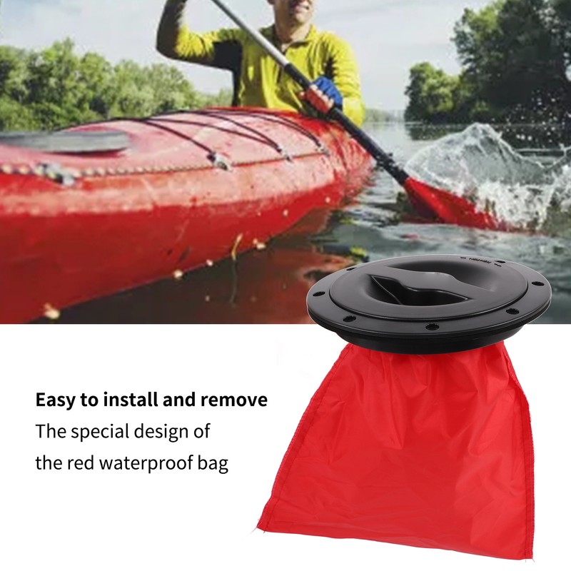 Kayak Compartment Cover Waterproof Rotating 6 Inch Canoeing Deck Plate