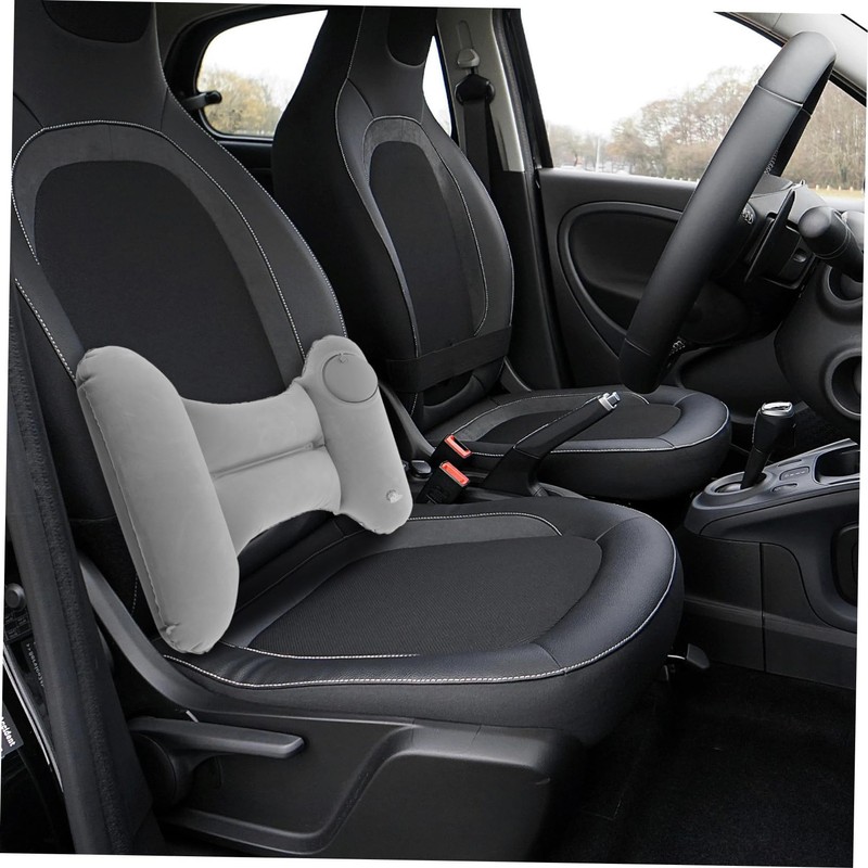 OHPHCALL Airplane Pillow Automatic Inflation Lumbar Support Pillow for Car