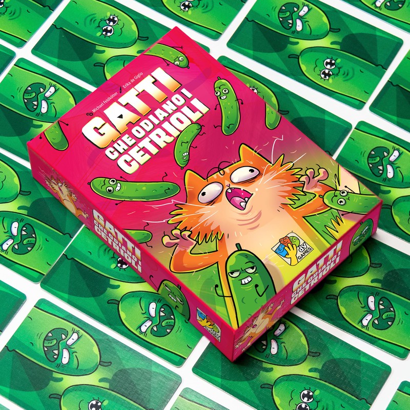 Gatti che odiano i cetrioli - Gioco di carte per
