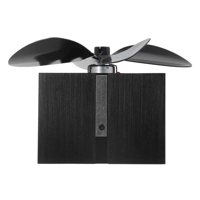 4 Blade Fireplace Fan Aluminium Alloy Heat Powered High Temperature