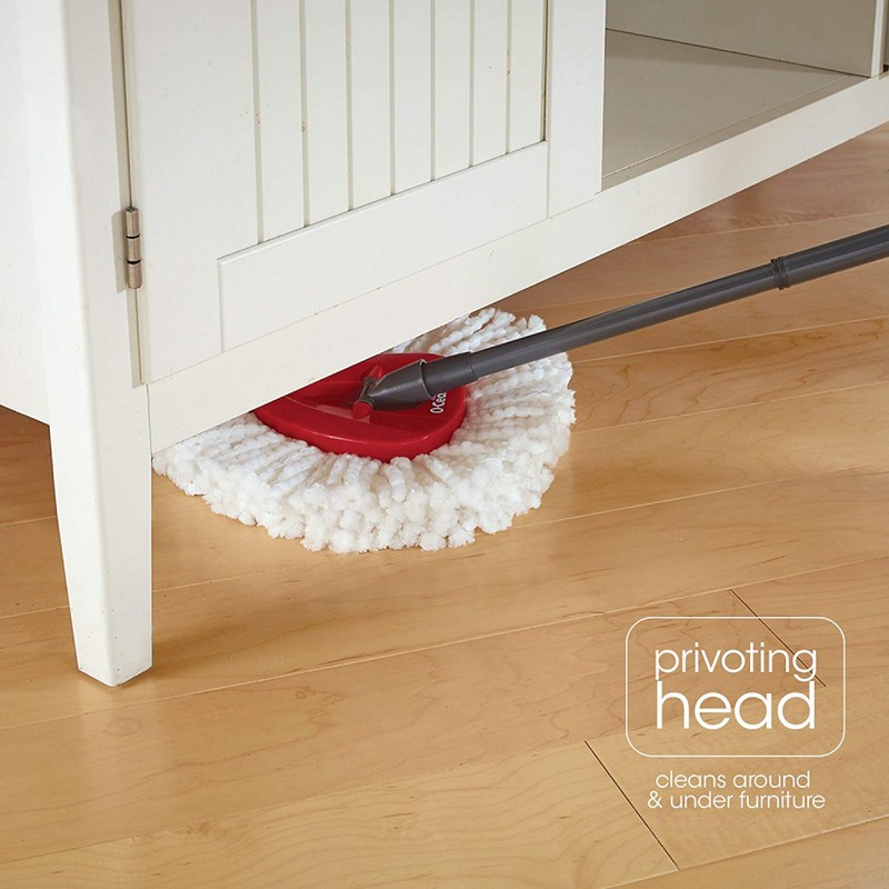 O-Cedar EasyWring Microfiber Spin Mop and Bucket Floor Cleaning System