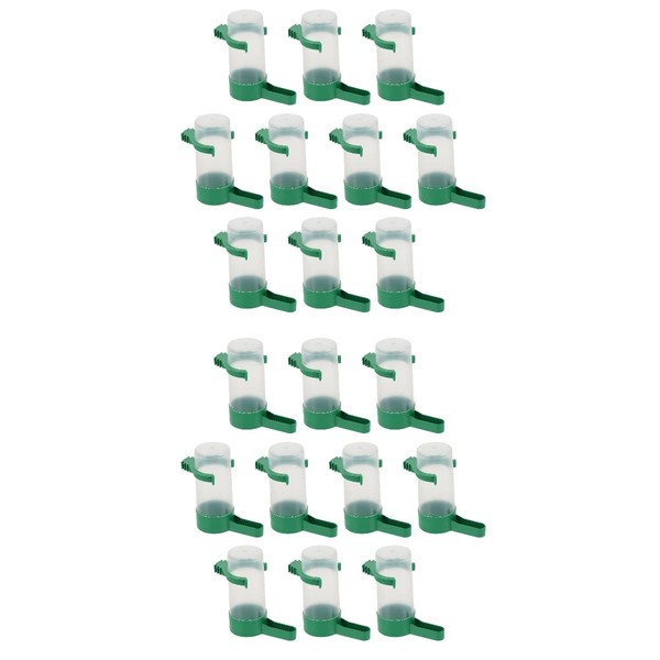 Zerodeko 20 PCS Automatic Bird Water Dispenser, Automatic Bird Feeder
