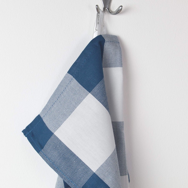 ZOLLNER Set of 5 Tea Towels with Checked Design, Approx.