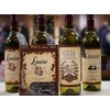 Mulberry Studios Louise Wine Label, 2 Front and Back Labels