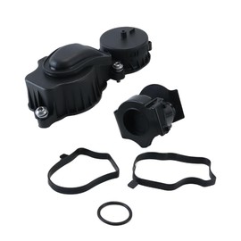 Ubric Car Exhaust Valve Crankcase Ventilation Oil Separator Compatible with E46 E60 E61 E65 E66 E66 X3, 11127799225