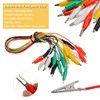 ALAMSCN 5PCS Crocodile Test Leads Double Ended Alligator Clips with