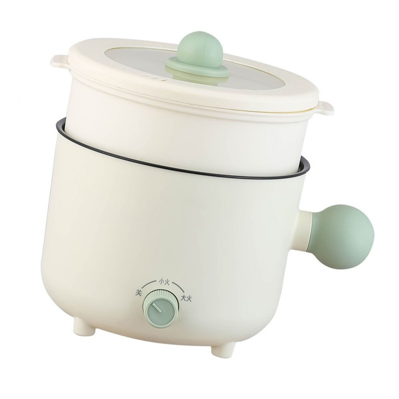 Small Electric Cooker Mini Noodle Heating Pot Multifunctional for Student