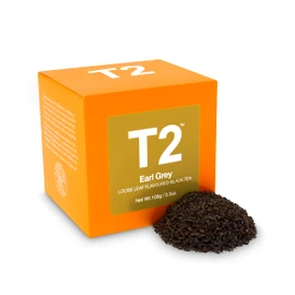 T2 Tea Earl Grey Loose Leaf Black Tea in Box, 3.5 Ounce (100g)