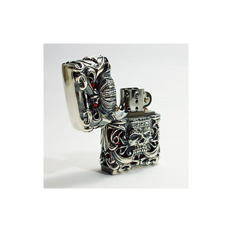 DEVIN Ashtray/Smoker, Silver, 2.5 x 1.8 x 0.9 inches (6.3