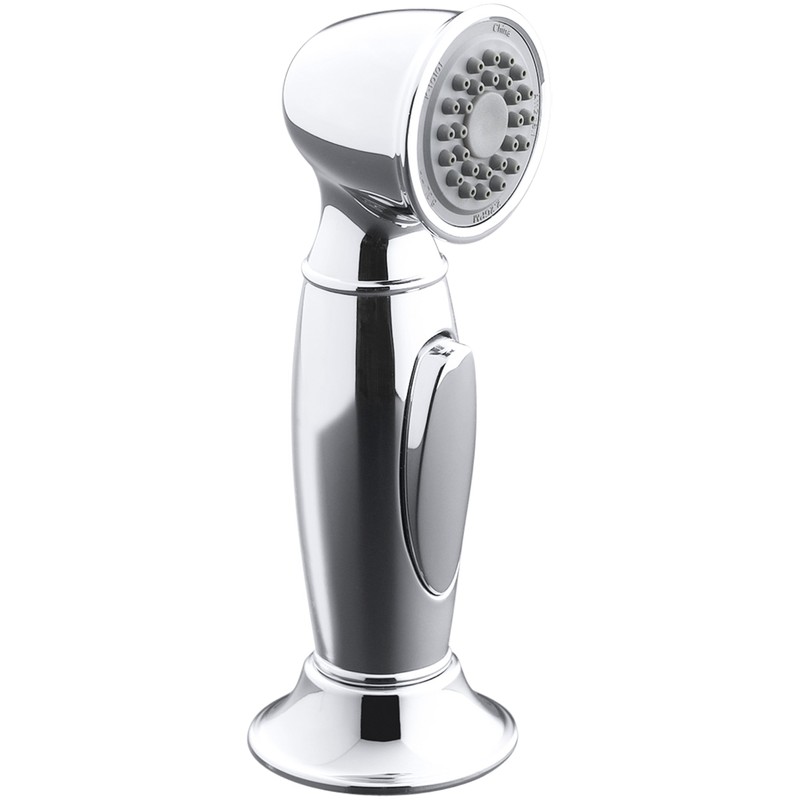 KOHLER K-10101-CP Accent Sidespray Faucets, Polished Chrome