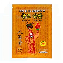 Pad [ginseng pad]/ginseng pad/steaming pack/coin pad/steaming pad/health pad/health patch/attached pad Gold Ginseng 20ea