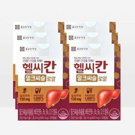 Chong Kun Dang Health Healthy Khan Milk Thistle Royal 30 Capsules (6 Boxes) / 종근당건강 헬씨칸 밀크씨슬 로얄 30캡슐 6박스