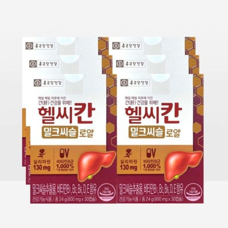 Chong Kun Dang Health Healthy Khan Milk Thistle Royal 30