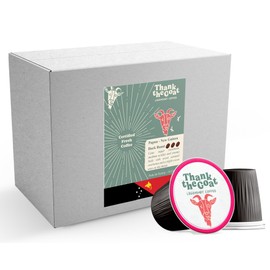 Thank the Goat Gourmet Made to Order Coffee Pods, Freshly Roasted, Dark Roast Compatible with Keurig 2.0 K-Cup Brewers, From Papua, New Guinea, 24 Count