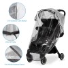 Hrzeem Clear Universal Stroller Rain Cover Weather Shield Waterproof Windproof