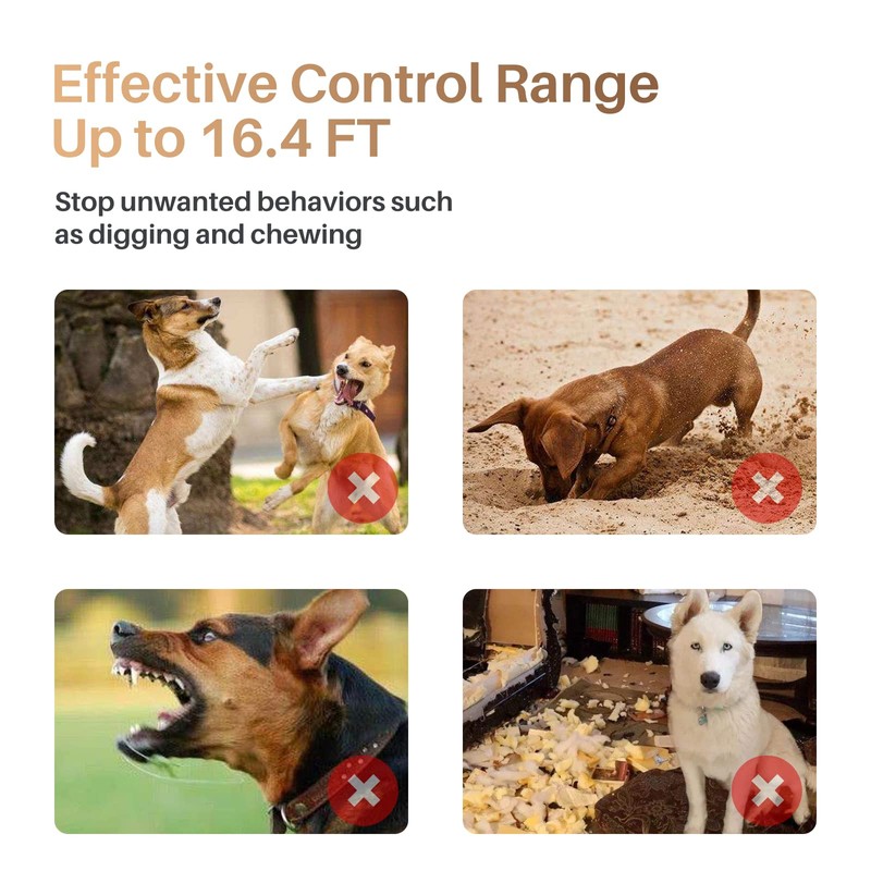 Anti Bell Gerät Hunde, Tragbares Ultraschall Antibell Ultraschall Gerät mit
