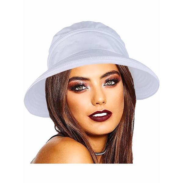 Firuilo Sun Visor Hat UV Protection Wide Brim Hats Summer