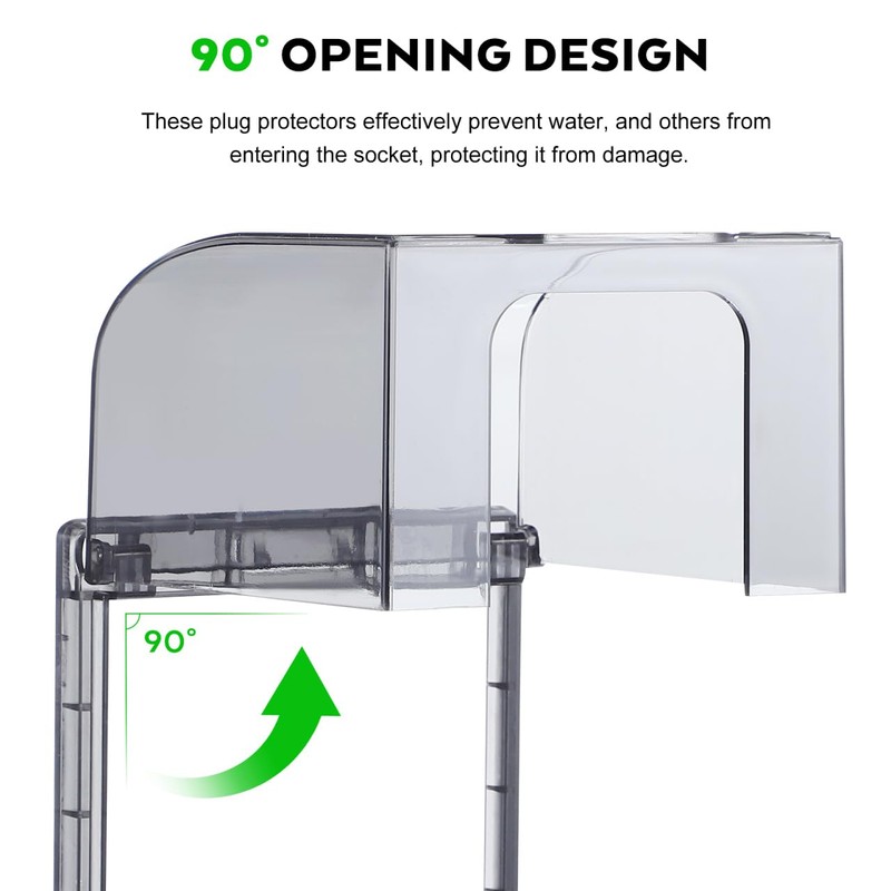 IMIKEYA Flip Waterproof Outlet Cover for Outdoor & Indoor Use