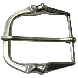 BELTINGER Bari Belt Buckle 4.0 cm | Buckle Interchangeable Buckle Belt Buckle 40 mm Solid | Pin Buckle | Interchangeable Belt up to 4 cm, silver