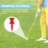 Golf Tees Plastic Driver, 120 Pieces Red Plastic Golf Tees,
